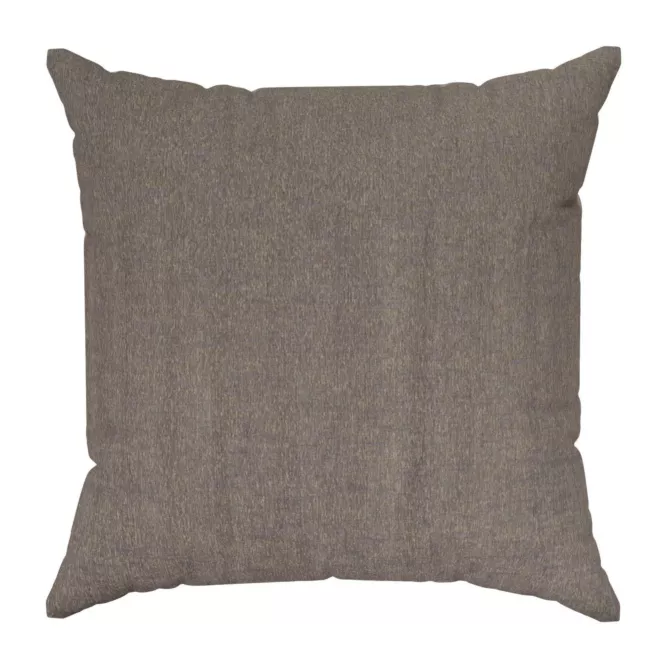 Poszewka szyta beżowa miękka, szenilowa tkanina o wyraźnym splocie i delikatnym połysku, mieniąca się w dwóch odcieniach