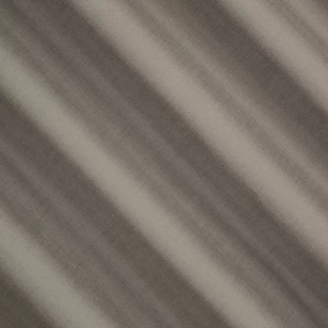 R212/7 Zasłona szyta na taśmie 5 cm jasnobrązowa z tkaniny blackout zaciemniającej w 100% o naturalnej strukturze