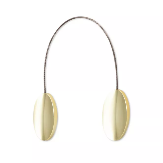 Zestaw 2 sztuk upinaczy do zasłon dekoracyjnych z magnesem