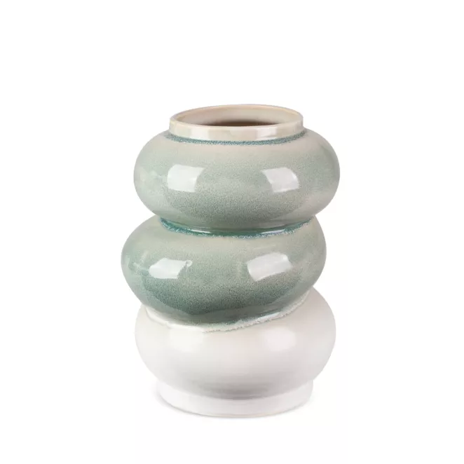 Wazon ceramiczny LIANA w stylu boho z efektem ombre