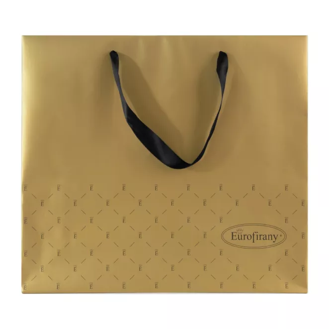 Torba prezentowa EUROFIRANY złoto-czarna