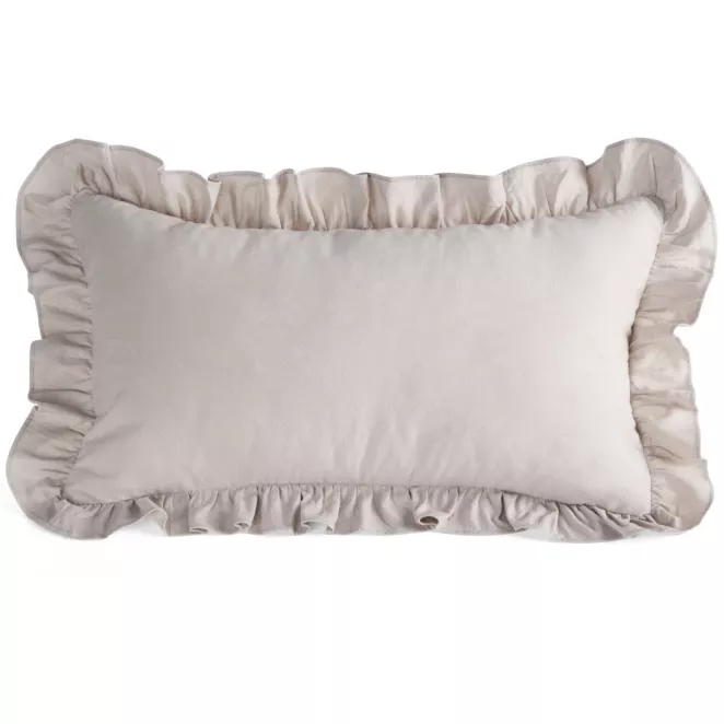 Poszewka na poduszkę 30x50 cm bawełniana z ozdobną falbanką - kolekcja SEA  SUMMER