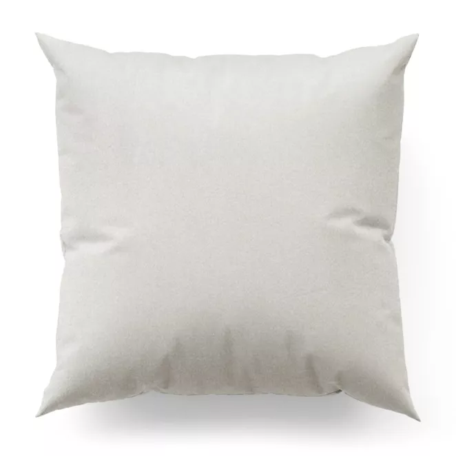 Poszewka szyta naturalna z gładkiej, zaciemniającej tkaniny z wyraźnym splotem