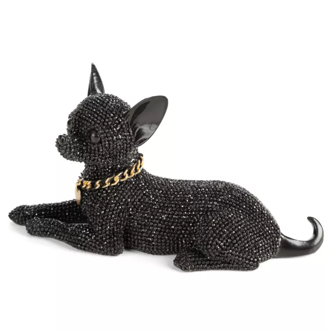 PIES - figurka dekoracyjna ELDO o drobnym strukturalnym wzorze