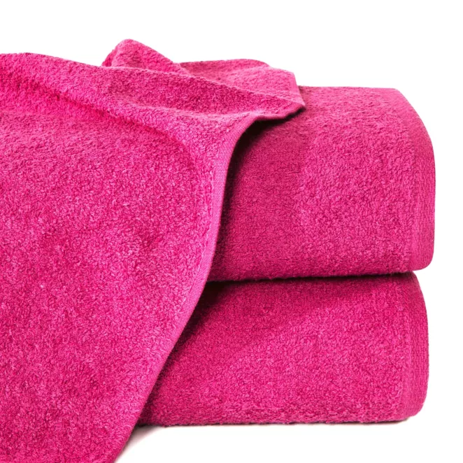 Ręcznik kąpielowy 50x100 cm bawełniany kolor amarantowy 400 g/m2 GŁADKI 1