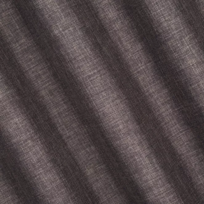 L180/28 Zasłona szyta na taśmie 5 cm popielata z tkaniny zaciemniającej typu dimout o naturalnym splocie, z efektem melanżu