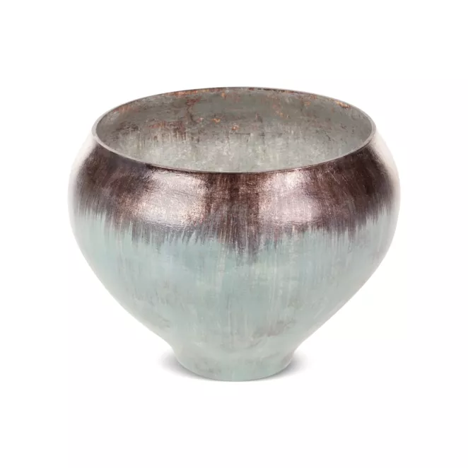 Misa dekoracyjna ABRIL ze szkła artystycznego ręcznie malowana