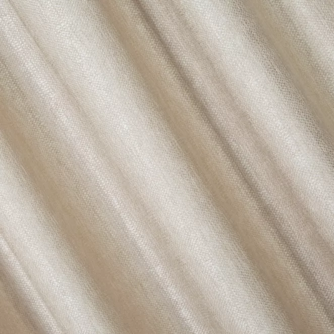 H176/4 Zasłona szyta na taśmie 5 cm CANDY beżowa z tkaniny z strukturalnym spolotem
