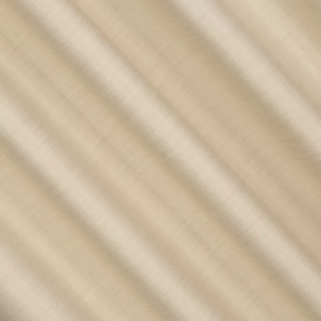 L186/5 Zasłona szyta na taśmie 5 cm beżowa z miękkiej tkaniny o naturalnym splocie w stylu ekologicznym