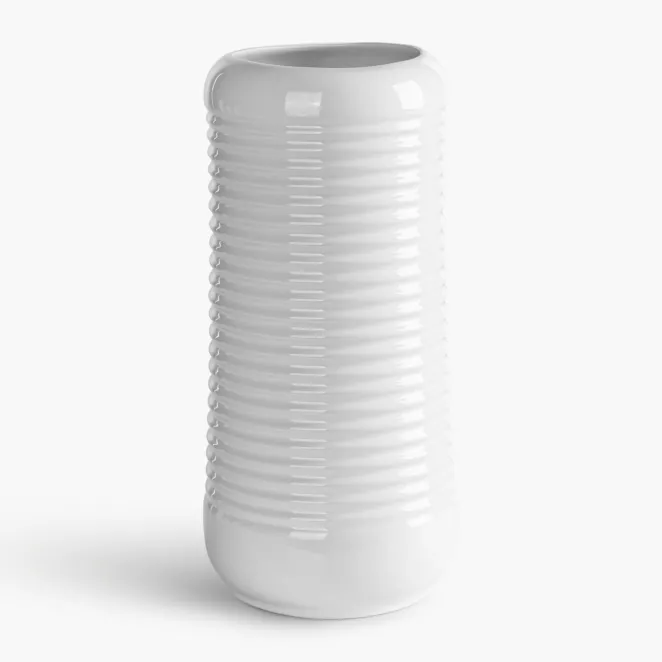 Wazon dekoracyjny o minimalistycznej formie z wytłaczanymi prążkami JASON