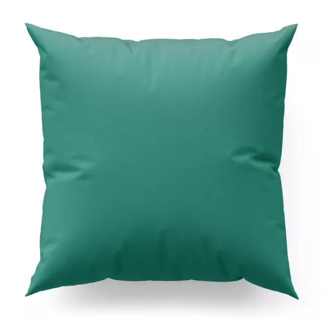 Poszewka szyta ciemnozielona z tkaniny trudnopalnej, zaciemniającej, typu blackout