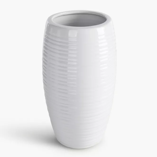 Wazon dekoracyjny ARIA w subtelne wytłaczane prążki