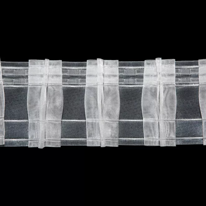 Taśma marszcząca typu ZAKŁADKA do firan i zasłon, marszczenie 1:2,5