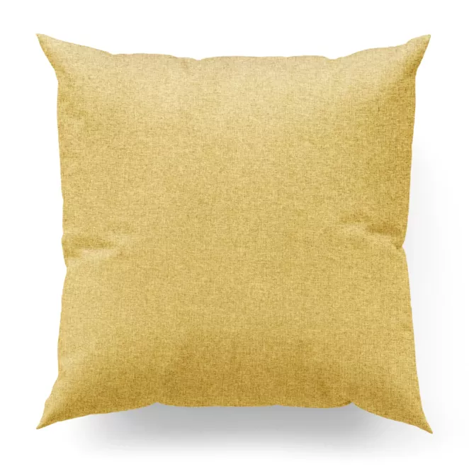 Poszewka szyta złota z tkaniny trudnopalnej, zaciemniającej, typu blackout z efektem melanżu