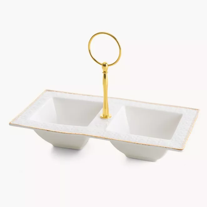 Miseczki ceramiczne zdobione złotymi akcentami OLIVIA  - kolekcja AMAROSA