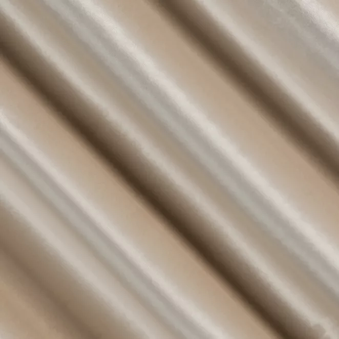 R235/3 Zasłona szyta na taśmie 5 cm jasnobeżowa z miękkiej półmatowej tkaniny welwetowej