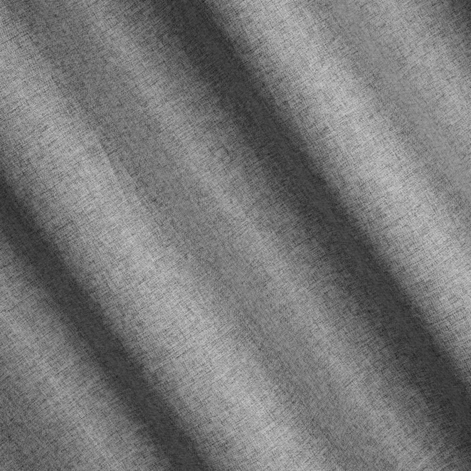 R187/2 Zasłona szyta na taśmie 5 cm stalowa z tkaniny trudnopalnej, zaciemniającej, typu blackout z efektem melanżu