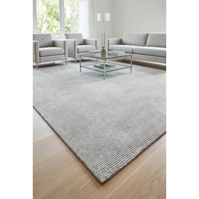 Dywan 60x100 cm szaro, czarny zdobiony abstrakcyjnym wzorem ASIA 3