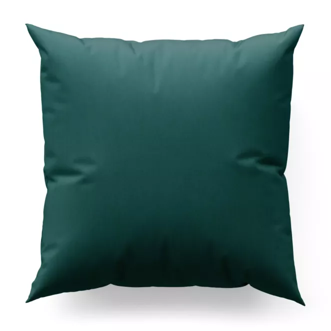 Poszewka szyta GEMMA ciemnozielona ze szlachetnej grubej tkaniny welwetowej o gramaturze 400g/m2
