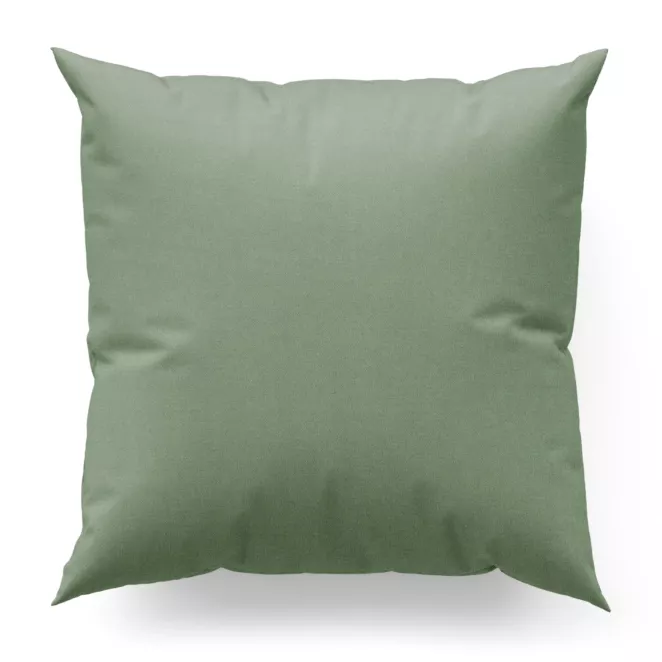 Poszewka szyta miętowa z miękkiej tkaniny w drobny wzór jodełkowy