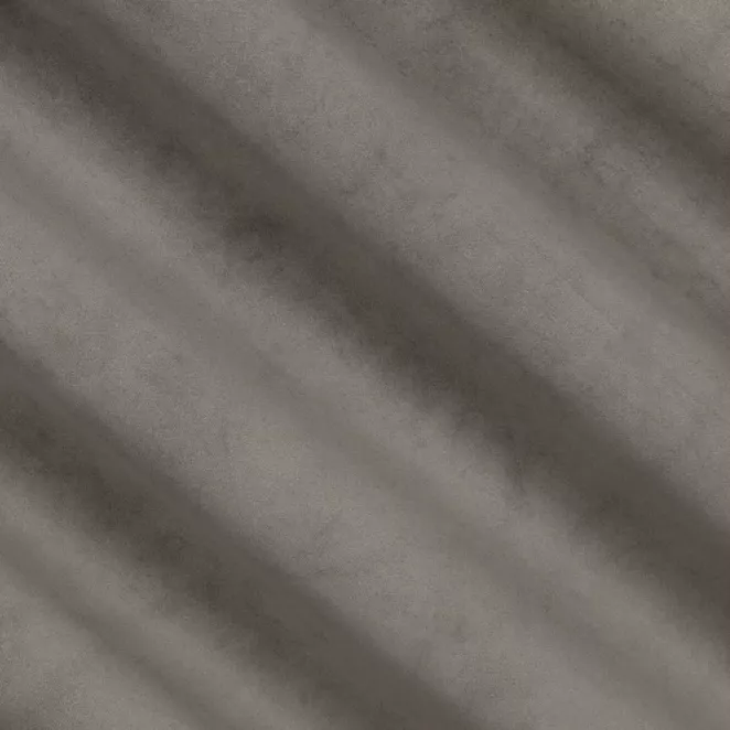 E23/3 Zasłona szyta na taśmie 5 cm ciemnobeżowa z grubej, matowej tkaniny welwetowej o gramaturze 380g/m2