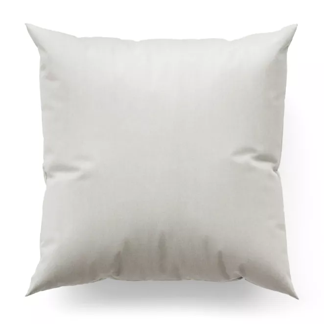 Poszewka szyta srebrna z miękkiej strukturalnej tkaniny welwetowej