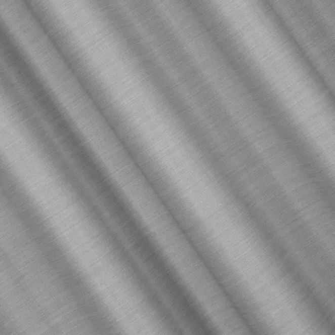 L156/16 Zasłona szyta na taśmie 5 cm popielata z miękkiej tkaniny o naturalnym splocie w stylu ekologicznym