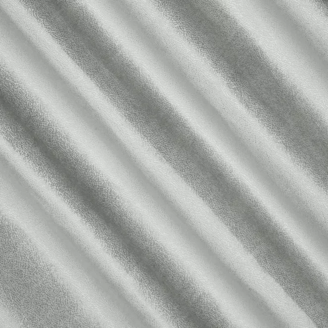 M179/9 Zasłona szyta na taśmie 5 cm SAFARI srebrna z miękkiej welwetowej tkaniny w wytłaczany drobny wzór