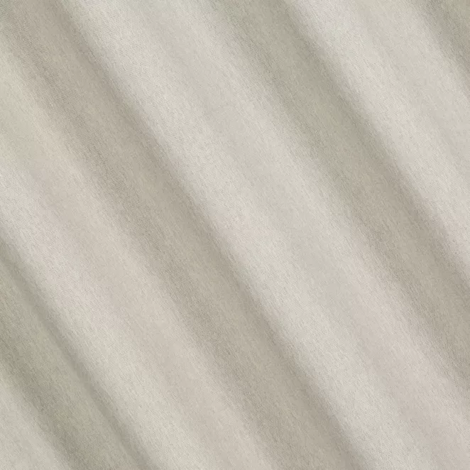P285/1 Zasłona szyta na taśmie 5 cm beżowa z tkaniny o melanżowej strukturze