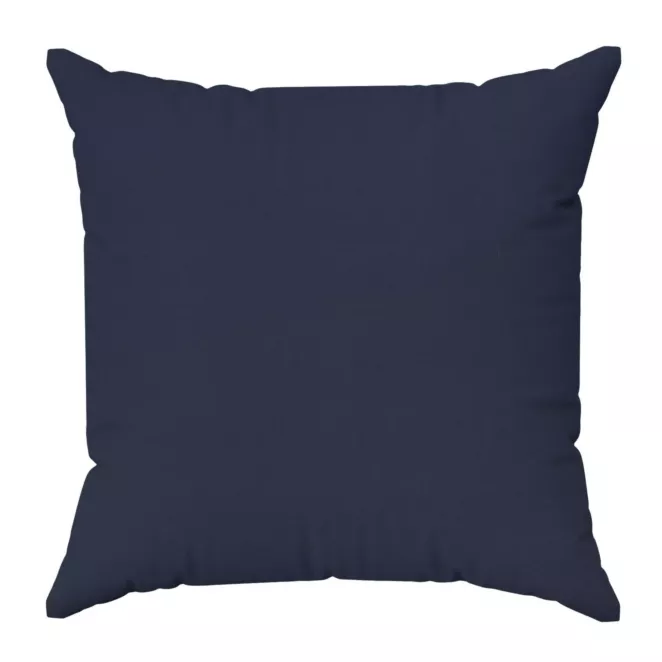 Poszewka szyta DORA - HIT granatowa z miękkiej tkaniny o welurowej strukturze
