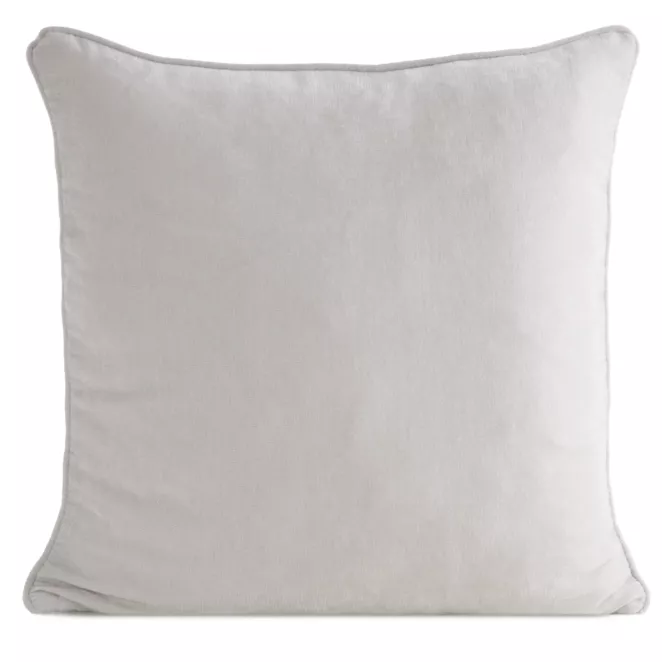 Poszewka na poduszkę 45x45 cm platynowa z szenilowej tkaniny - VANI