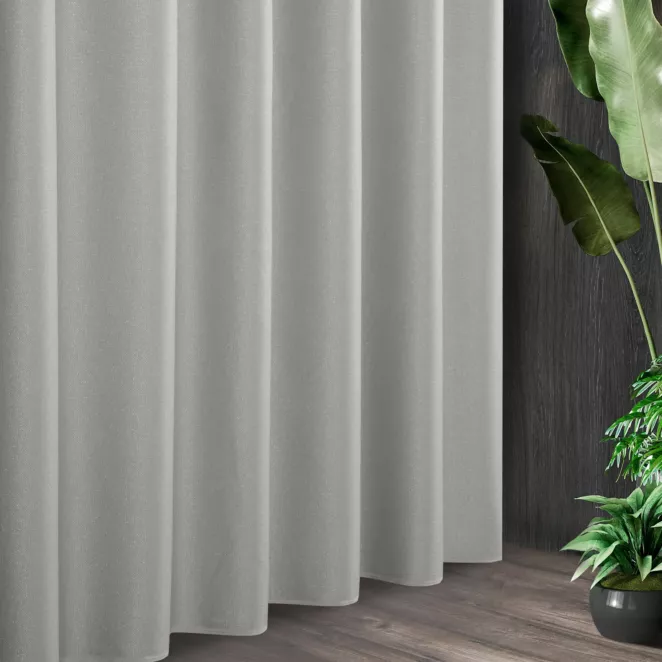 Tkanina zasłonowa błyszcząca z  drobnym strukturalnym wzorem