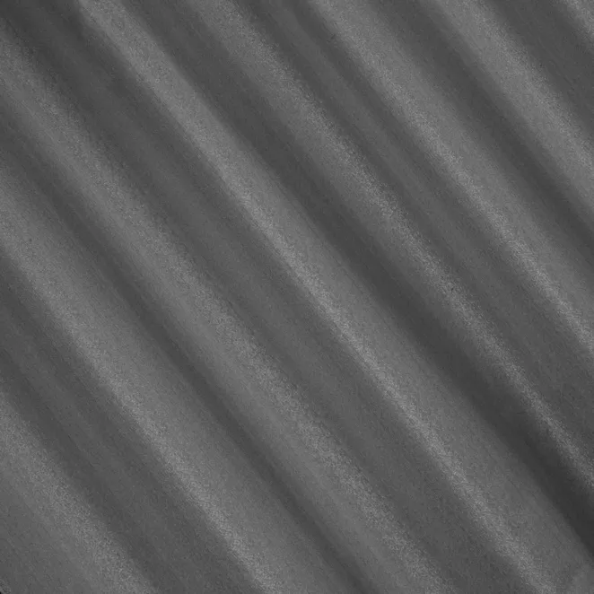 E134/4 Zasłona szyta na taśmie 5 cm srebrna z tkaniny w drobny połyskliwy wzór