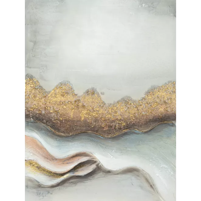 Obraz WAVE abstrakcyjny, ręcznie malowany na płótnie