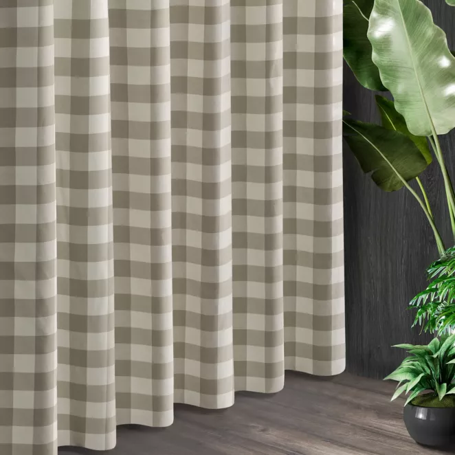 Tkanina zasłonowa  miękka w dotyku w stylu Eko