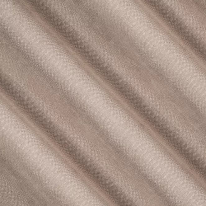 E34/18 Zasłona szyta na taśmie 5 cm pudrowo różowa z miękkiej w dotyku tkaniny szenilowej