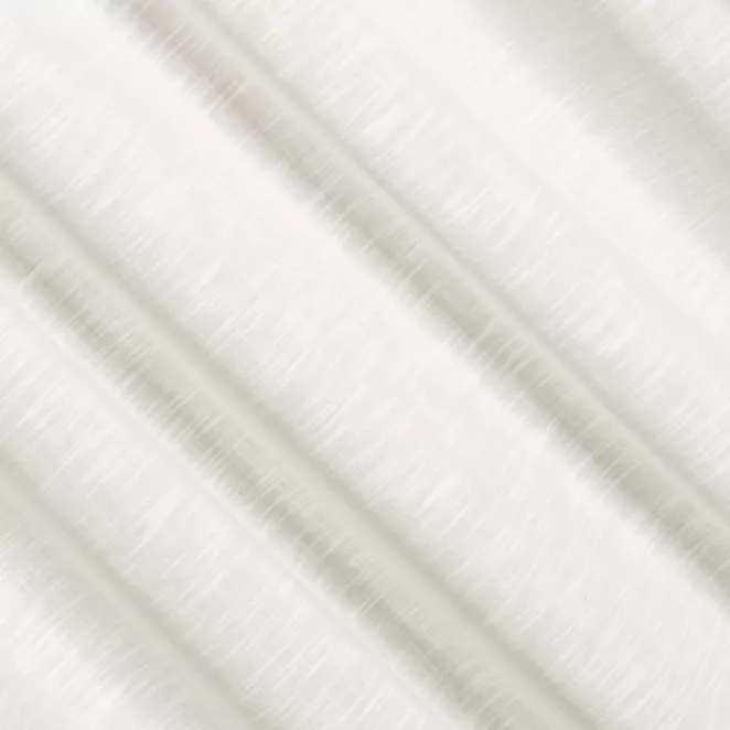 R220/6 Zasłona szyta na taśmie 5 cm naturalna z tkaniny typu eko z widocznym splotem