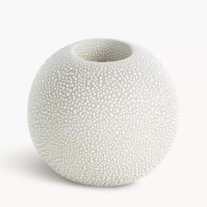 Świecznik ceramiczny RISO z efektem rosy