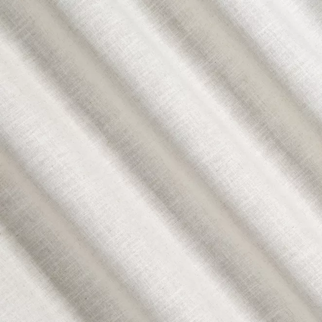 R227/3 Zasłona szyta na taśmie 5 cm naturalna z matowej tkaniny w stylu eko o naturalnym wyglądzie, zawierającej len