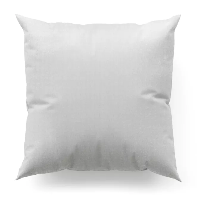 Poszewka szyta JULIETT biała z eleganckiej połyskującej tkaniny przetykanej lureksową nicią