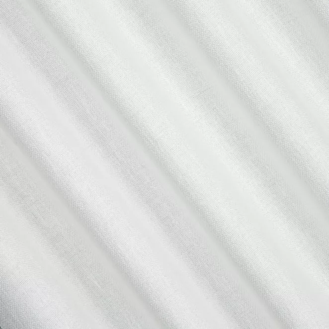 L181/3 Zasłona szyta na taśmie 5 cm naturalna z tkaniny szenilowej o wyraźnym splocie