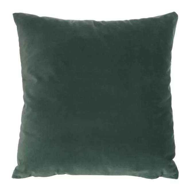 Poszewka na poduszkę 45x45 cm welwetowa ciemnomiętowa KRISTI