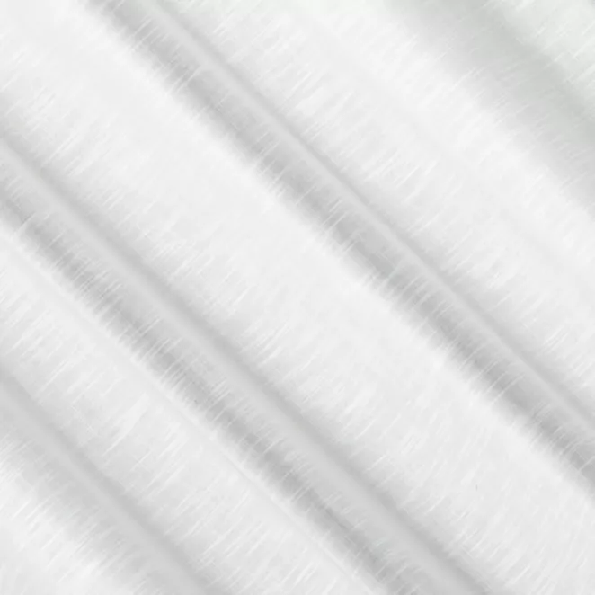 R220/4 Zasłona szyta na taśmie 5 cm biała z tkaniny typu eko