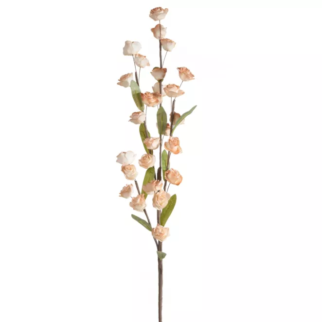 Kwiat sztuczny jasnobrązowy z plastycznej pianki foamiran 90 cm