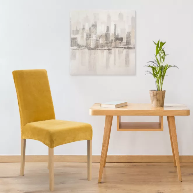 DESIGN 91 Pokrowiec na krzesło welwetowy nie wchłaniający wilgoci