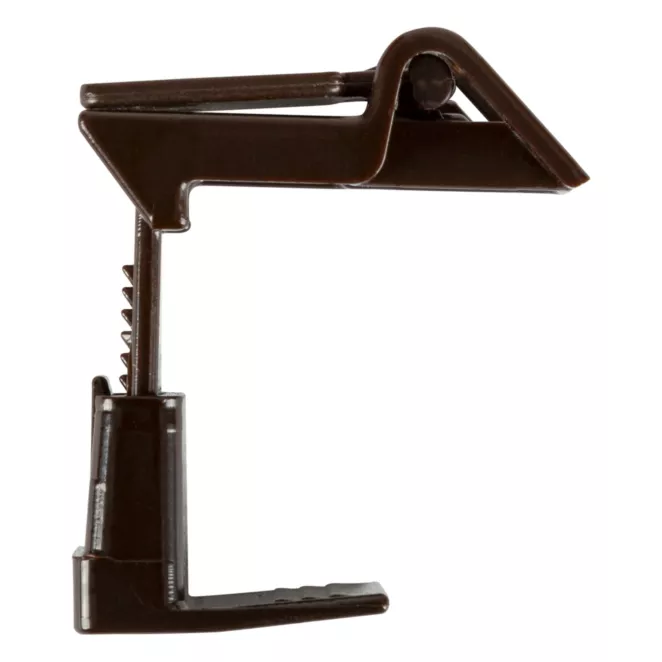 Zacisk do napinania żyłki do rolety kolor brązowy