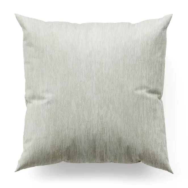 Poszewka szyta kremowo złocista z miękkiej, szenilowej tkaniny w prążki Italissima Eva Minge