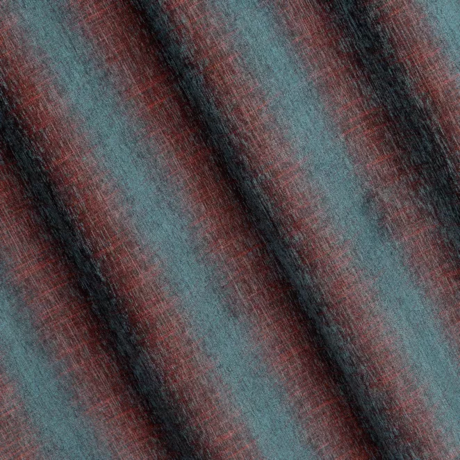 R189/4 Zasłona szyta na taśmie 5 cm bordowa miękka, szenilowa tkanina o wyraźnym splocie i delikatnym połysku, mieniąca się w dwóch odcieniach