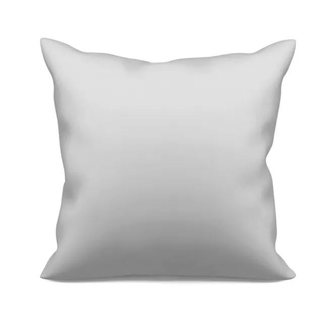 Poszewka szyta naturalna z gładkiej tkaniny typu dimout