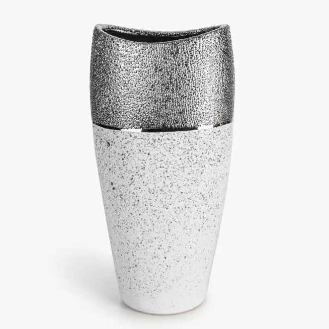 Wazon ceramiczny MILO zdobiony imitacją granitu